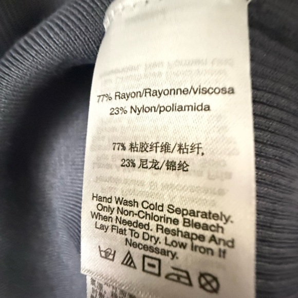 DKNY Gray Rayon Blend Garment - Picture 2 of 2